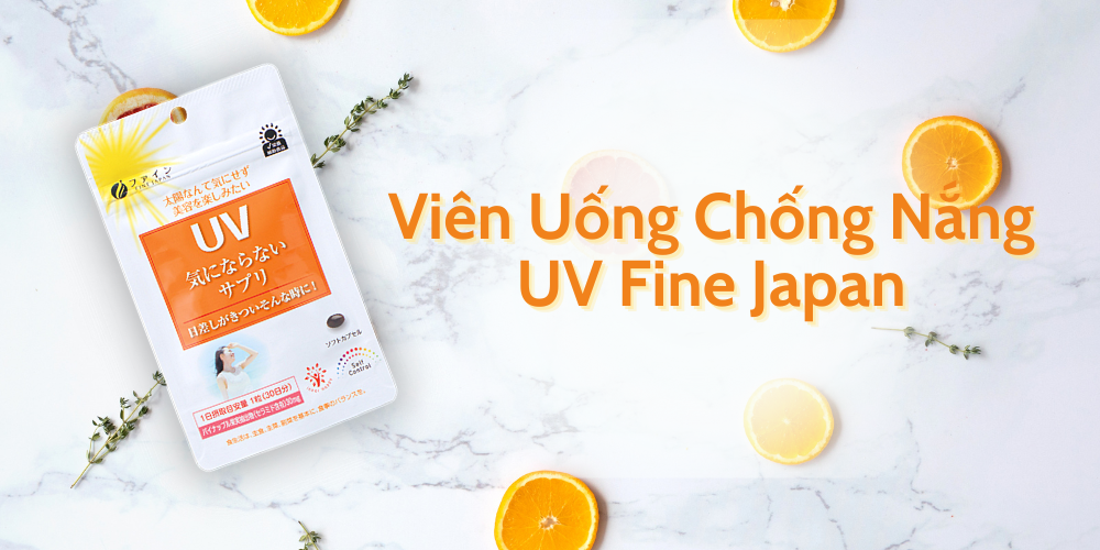 Viên Uống Chống Nắng UV Fine Japan Gói 30 Viên