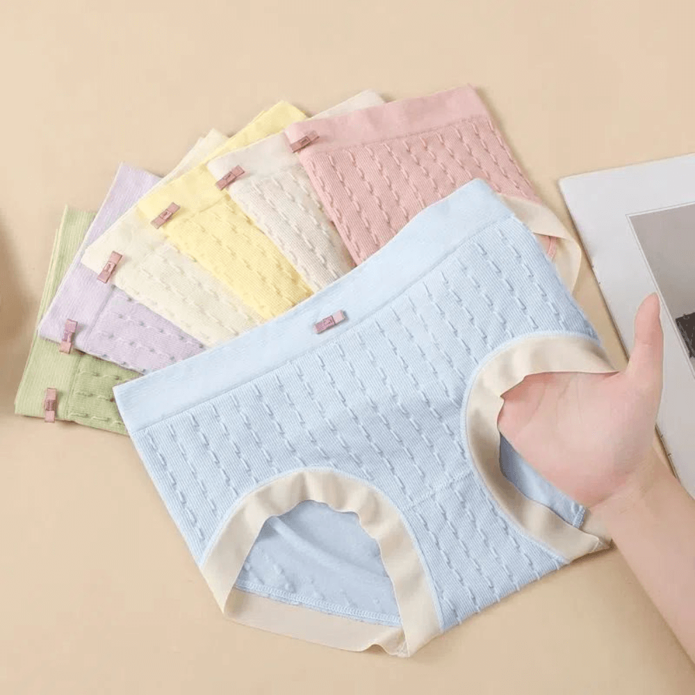 [Mã S05] Combo 3 quần lót nữ cotton kháng khuẩn, quần lót nữ gắn nơ chất cotton siêu đẹp (Giao màu ngẫu nhiên)