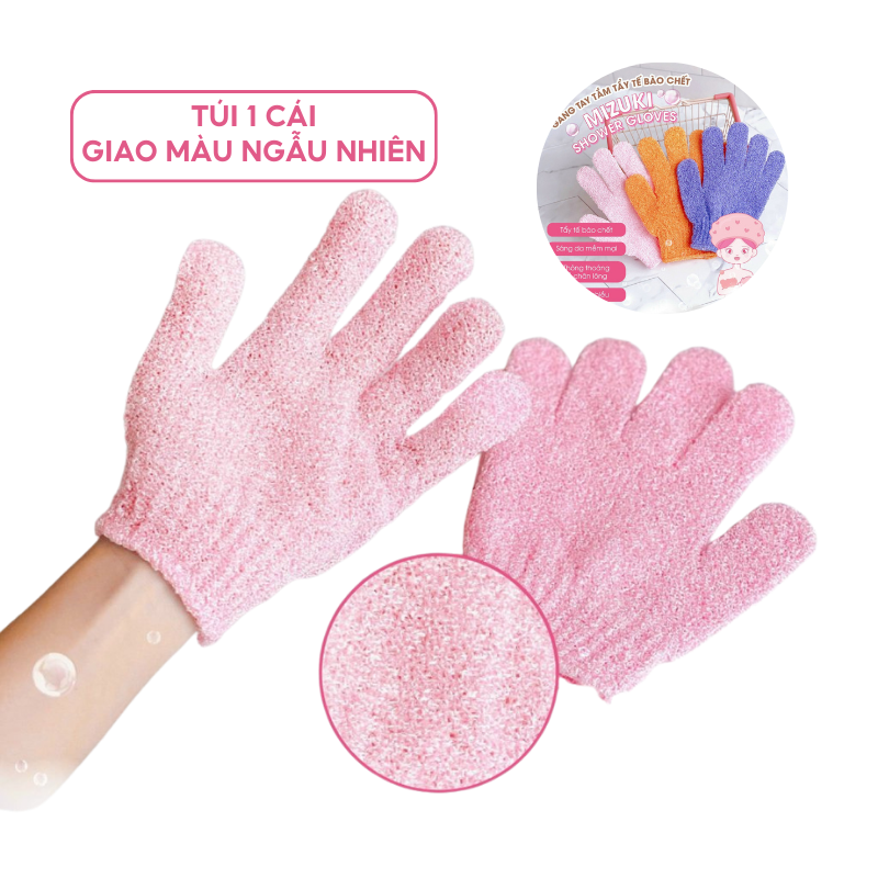 Găng tay tắm tẩy tế bào chết Hàn Quốc - Túi 1 cái