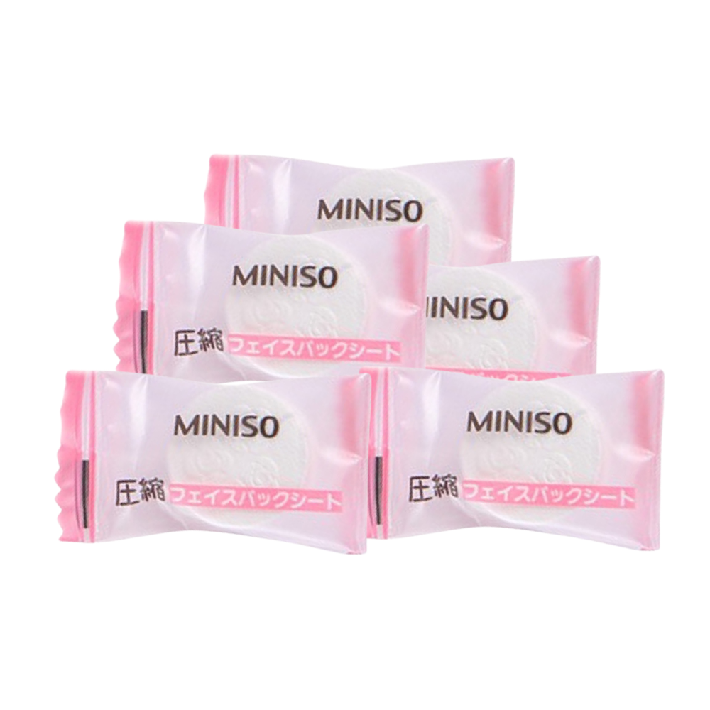 Combo 5 Mặt Nạ Nén MINISO Dạng Viên