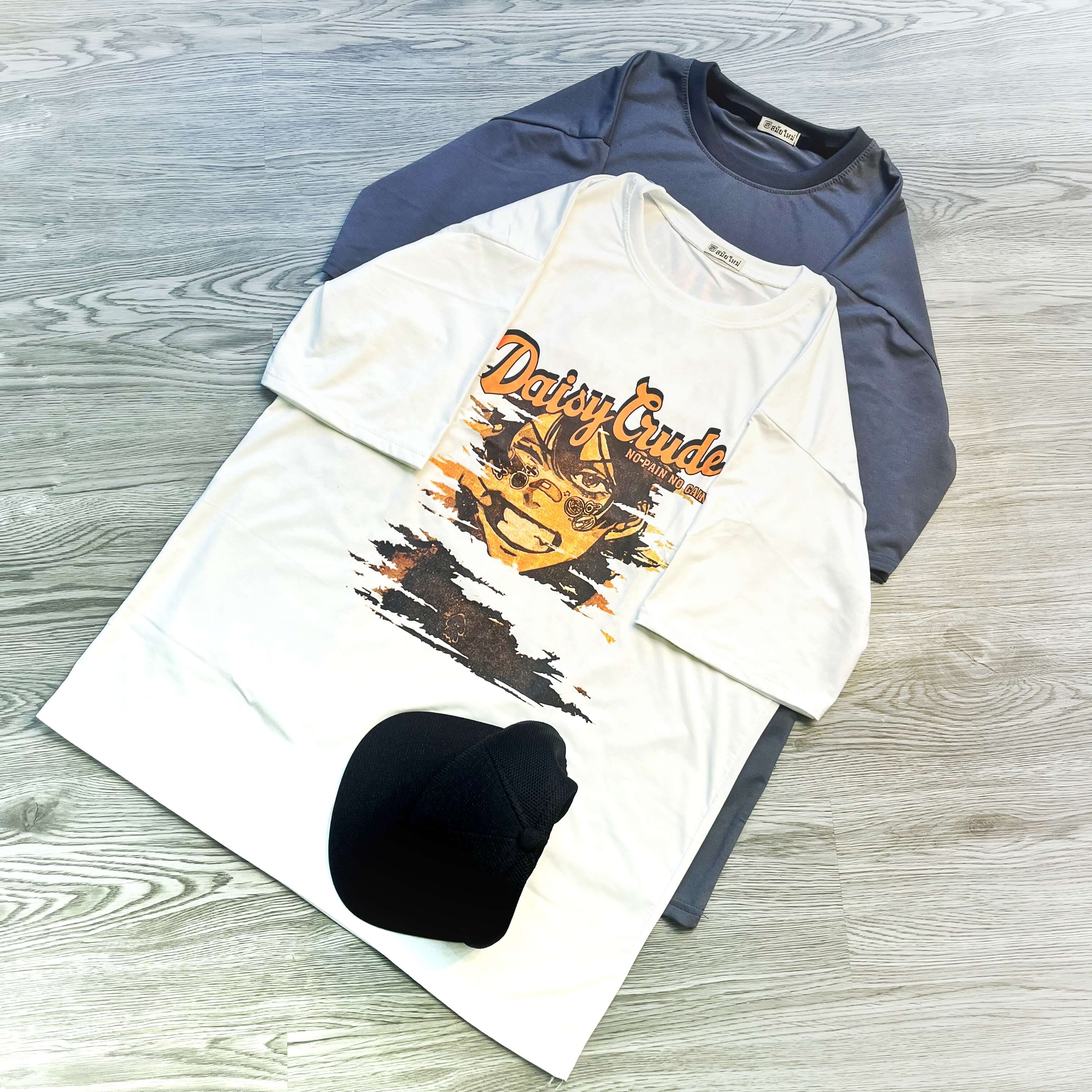 MS007 Áo Thun Unisex Nam Nữ, Áo Thun Form Rộng Thời Trang In Hình Dễ Thương Freesize