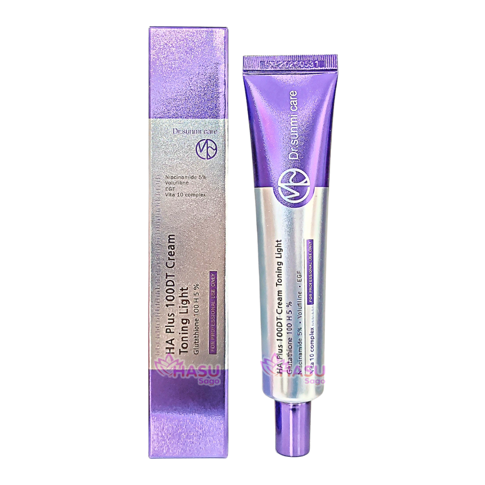 Kem Dưỡng Trắng Da, Phục Hồi Da Dr. Sunmi Care HA Plus 100DT Cream Toning Light Hàn Quốc 50ml