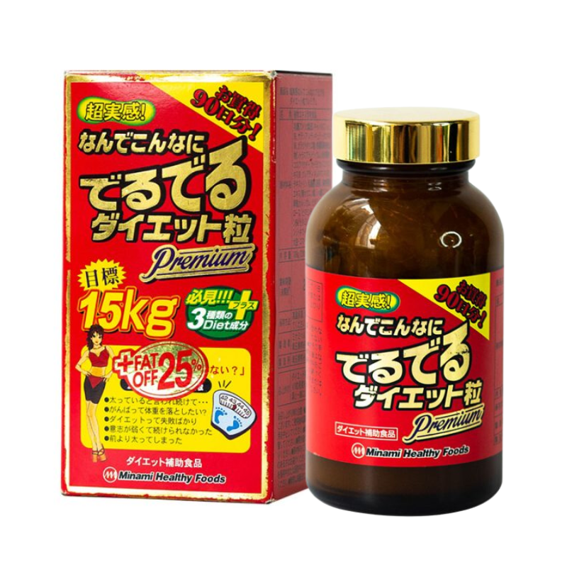 Viên Giảm Cân 15kg + 25% Mỡ Thừa Minami 90 Ngày 540 Viên