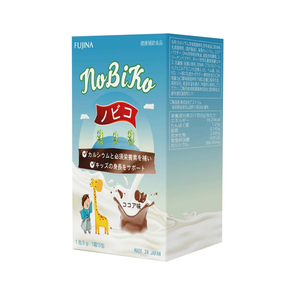 Sữa Tăng Chiều Cao NOBIKO FUJINA Nhật Bản Hộp 15 Gói