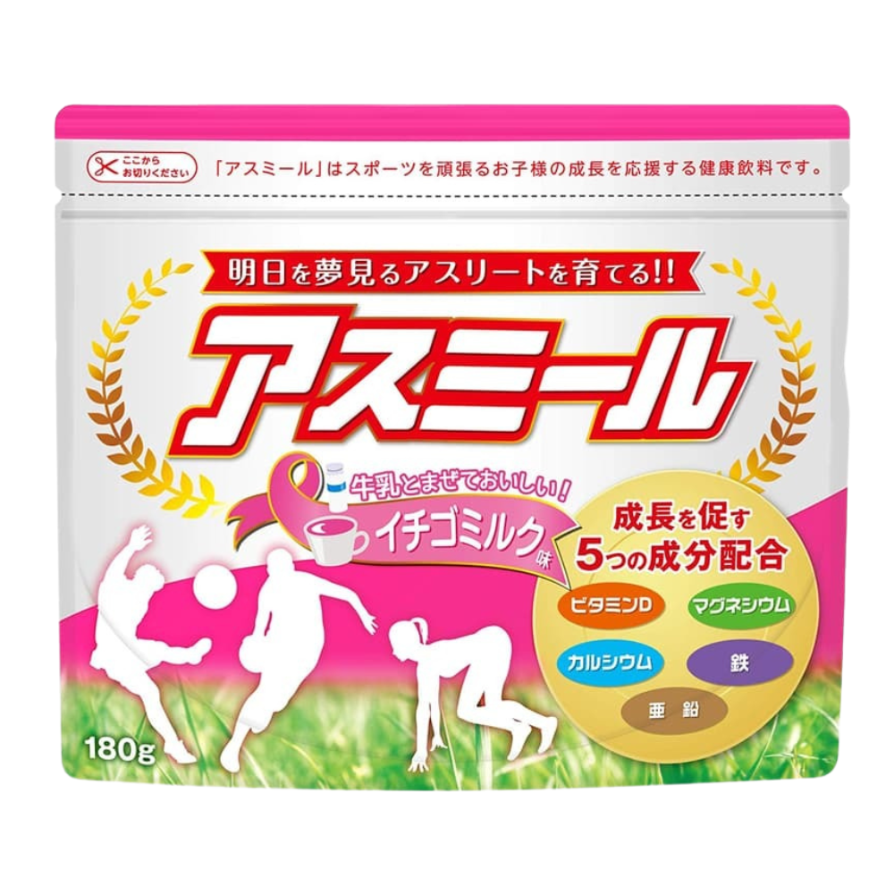 Sữa Tăng Chiều Cao Dành Cho Bé Ichiban Boshi Asumiru 180g - Vị Dâu