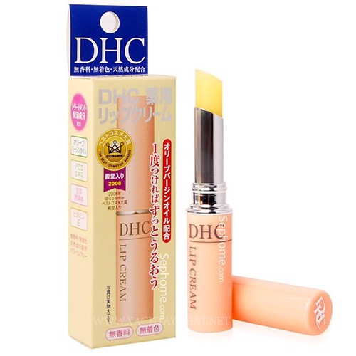 Son Dưỡng Không Màu Cho Môi Mềm Mại, Mịn Màng DHC Lip Cream 1.5g