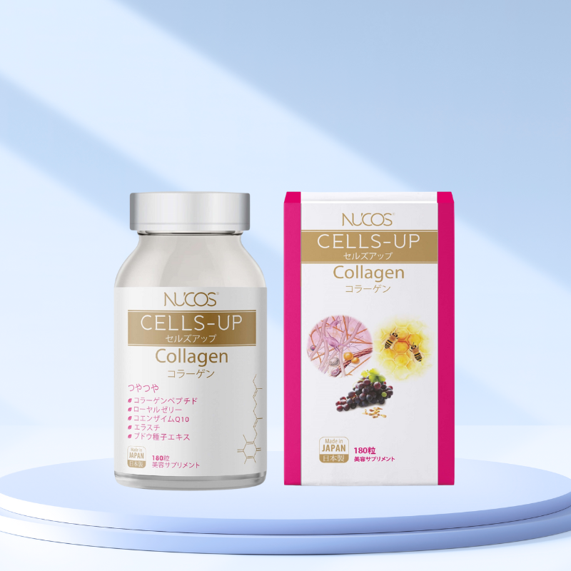 Viên Uống Collagen Chống Lão Hóa Đẹp Da Nucos Cells Up 180 Viên