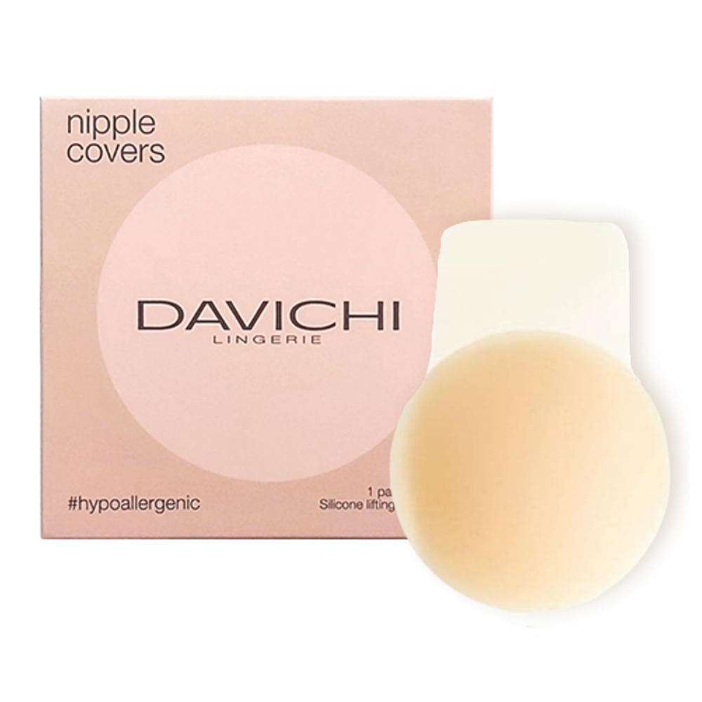 Miếng Dán Nâng Ngực Davichi Silicone Lifting Nipple Covers - Nhiệt Tự Thân, Chống Mồ Hôi, SIêu Mỏng, Ôm Khít