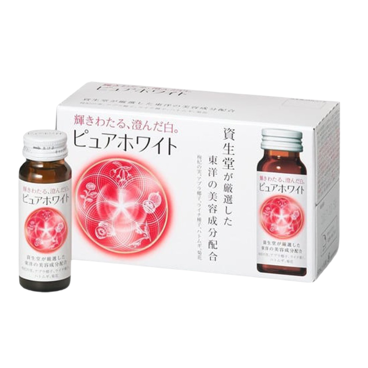 Collagen Shiseido Pure White Dạng Nước Hộp 10 Lọ x 50ml