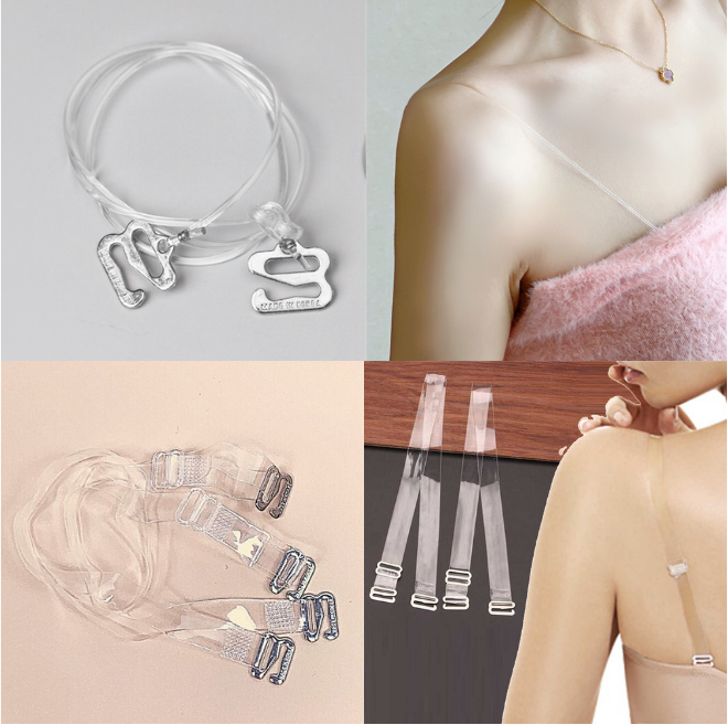 Set 2 dây áo ngực trong suốt