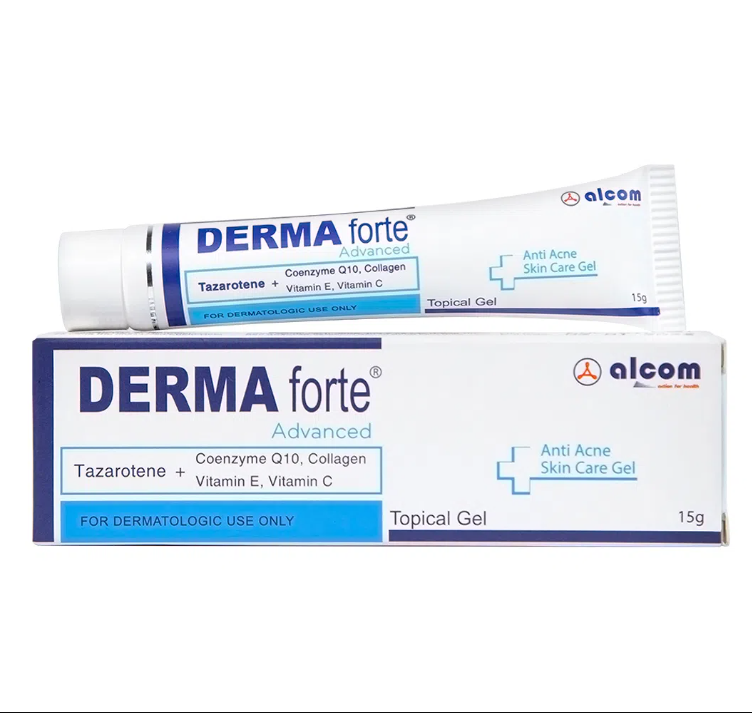 Gel Trị Mụn, Mờ Thâm Derma Forte Alcom Topical Gel 15g - Bản Advanced