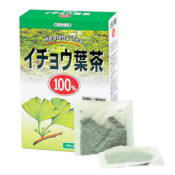 Trà Ginkgo Biloba Bổ Não Hỗ Trợ Trí Nhớ Orihiro 26 Gói
