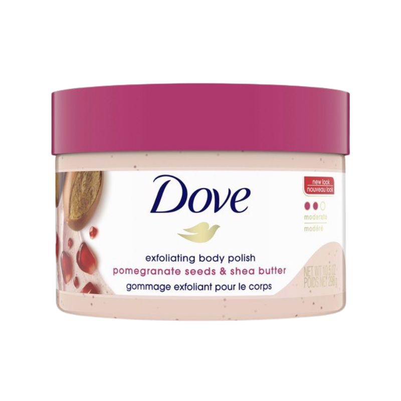Tẩy Da Chết Toàn Thân DOVE Exfoliating Body Polish 298g Bản Mỹ - Lựu Đỏ