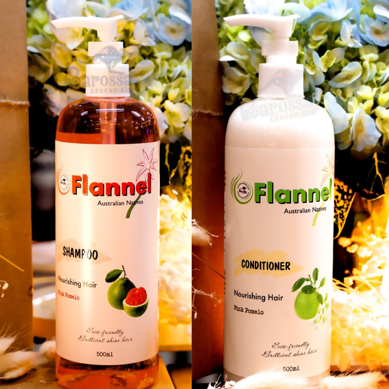 Dầu gội dầu xả Flannel ngăn rụng tóc, giảm gãy rụng giúp tóc chắc khoẻ bóng mượt