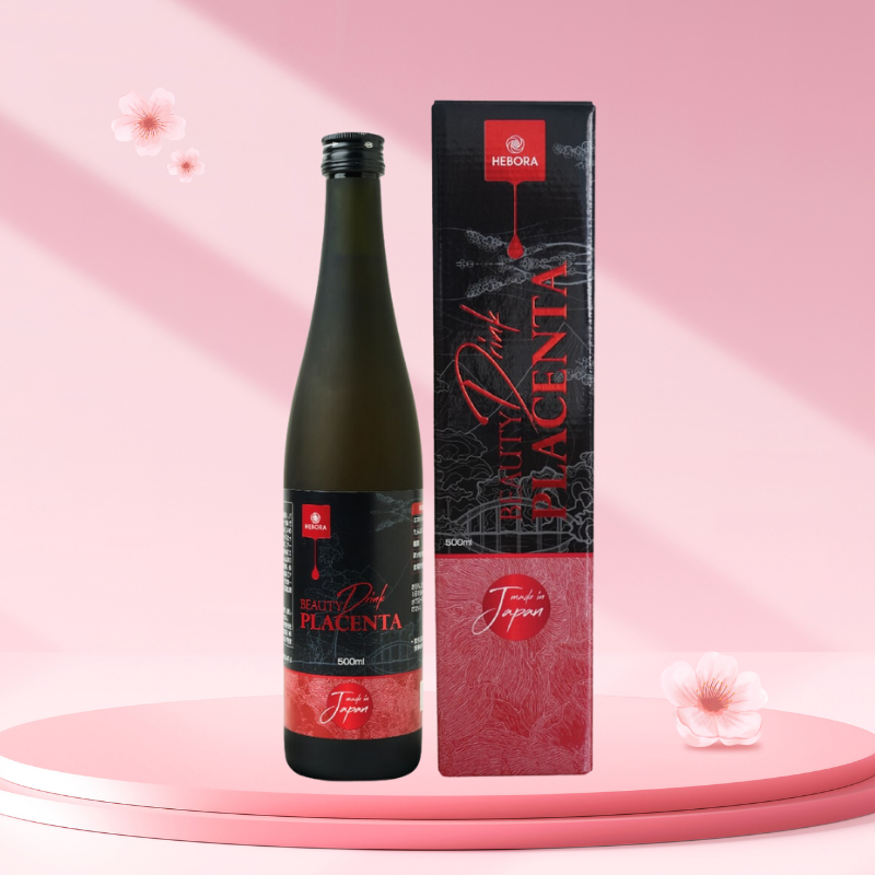 Nước Uống Tế Bào Gốc Nhau Thai Hebora Placenta Nhật Bản 500ml
