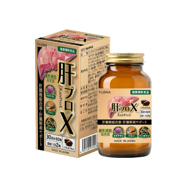 Viên Uống Hỗ Trợ Giải Độc Gan KanProX FUJINA 60 Viên