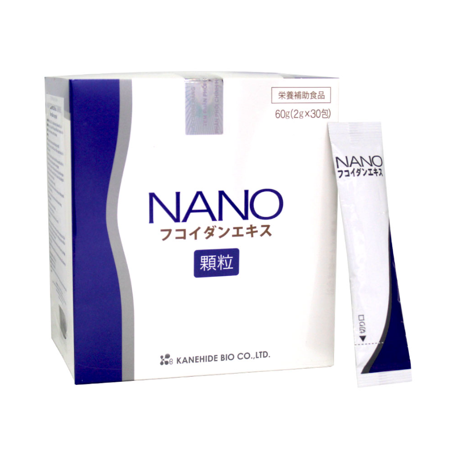 Thực Phẩm Hỗ Trợ Điều Trị Ung Thư Nano Fucoidan Extract Granule Nhật Bản (Hộp 2g X 60 Gói) - Nhập Khẩu Chính Hãng