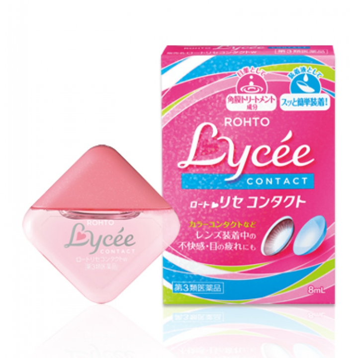 Nước Nhỏ Mắt Rohto Lycee Cho Người Đeo Lens Nội Địa Nhật 8ml