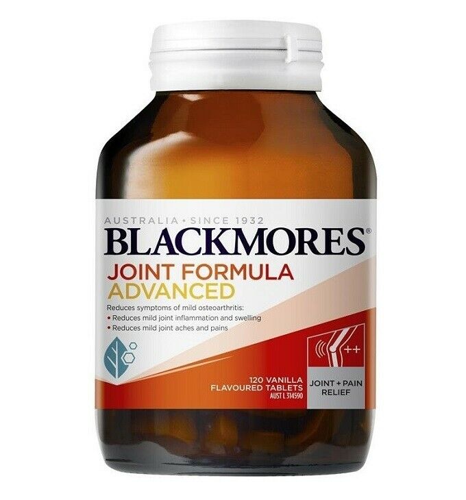 (Nội Địa Úc) Blackmores Viên Uống Hỗ Trợ Sụn Khớp Vị Vanila Joint Formula Advanced 120 Viên