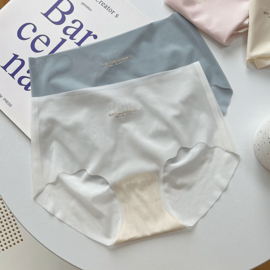 [S29] Quần Lót Nữ Su Lụa Tàng Hình Cao Cấp Siêu Mỏng In Chữ Very Sexy Mẫu 5830