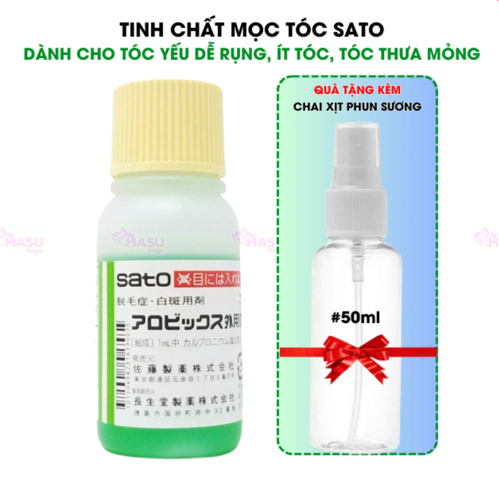 Tinh chất Mọc Tóc SATO Arovics Solutions 5% Nhật Bản 30ml