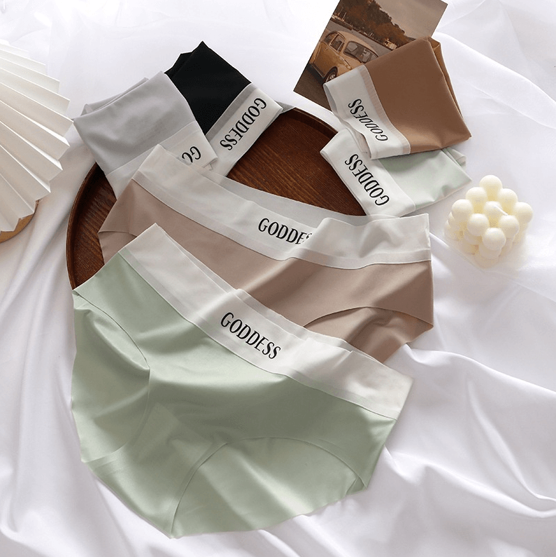 [S30] Quần lót nữ đúc su cạp cao tàng hình chữ GODDESS thoáng mát mỏng mềm mịn