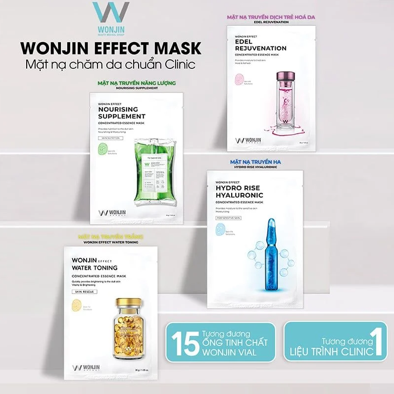 Mặt Nạ Dưỡng Da Chuyên Sâu Dr WonJin Solution Mask Siêu Phục Hồi, Cấp Ẩm, Chống Lão Hoá 30ml