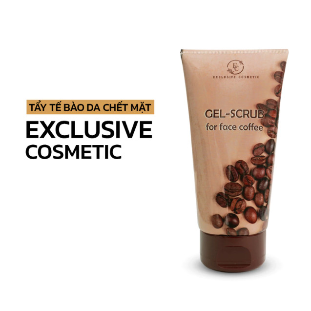 Tẩy Tế Bào Chết Mặt Hương Cà Phê Exclusive Cosmetic 150g Chăm Sóc Da Trắng Sáng Mịn Màng Skincare