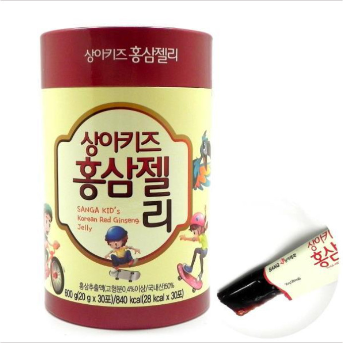 Thạch Hồng Sâm Baby Sang A Kid's 20gr x 30 Gói Hàn Quốc (Hộp)