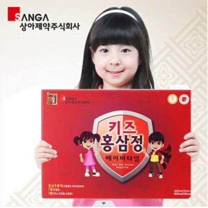 Nước Uống Hồng Sâm Baby Sang A Kids Red Ginsen Babytime 10ml x 30 Gói Hàn Quốc (Hộp)