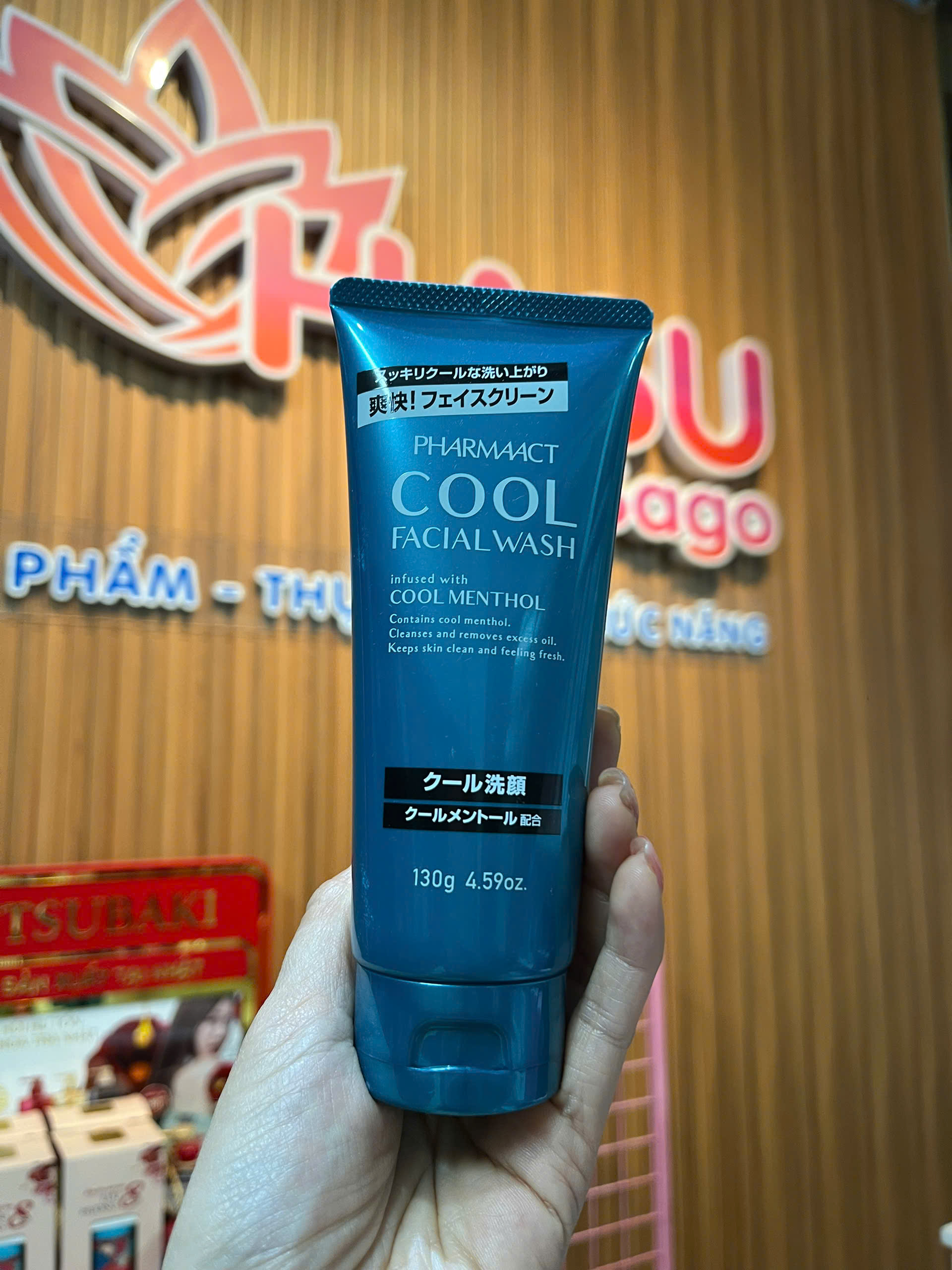 Sữa Rửa Mặt Cao Cấp Dành Cho Nam Da Dầu, Mụn PHARMAACT Cool Facial Foam (130g)