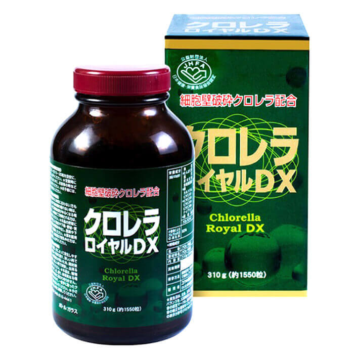 Tảo lục Chlorella Royal DX Nhật Bản 1550 viên - Bổ sung dưỡng chất toàn diện