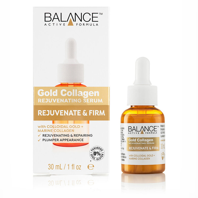 Tinh Chất Balance Active Formula Trẻ Hoá, Tái Tạo Da 30ml Gold Collagen Rejuvenating Serum