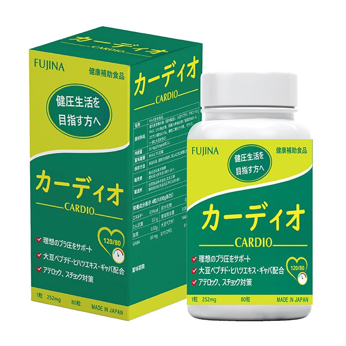 Viên Uống Hỗ Trợ Huyết Áp FUJINA CARDIO 80 Viên