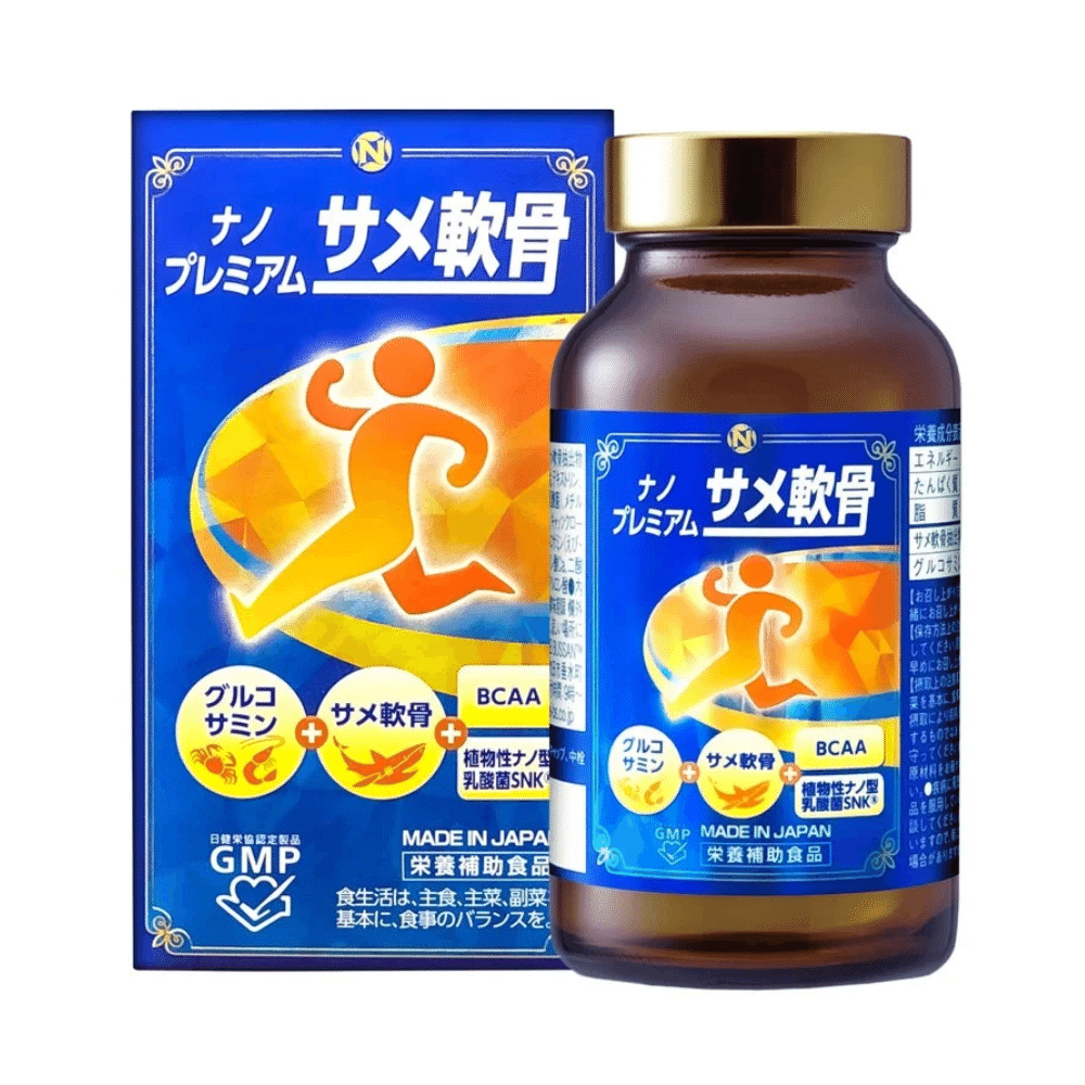 Viên Uống Sụn Vi Cá Mập Nano Premium Nichiei Bussan Nhật Bản 150 Viên