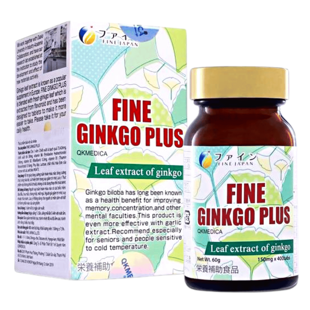 Viên Uống Bổ Não Fine Ginkgo Plus Nhật Bản 400 Viên - Hàng Nhật Xuất Khẩu