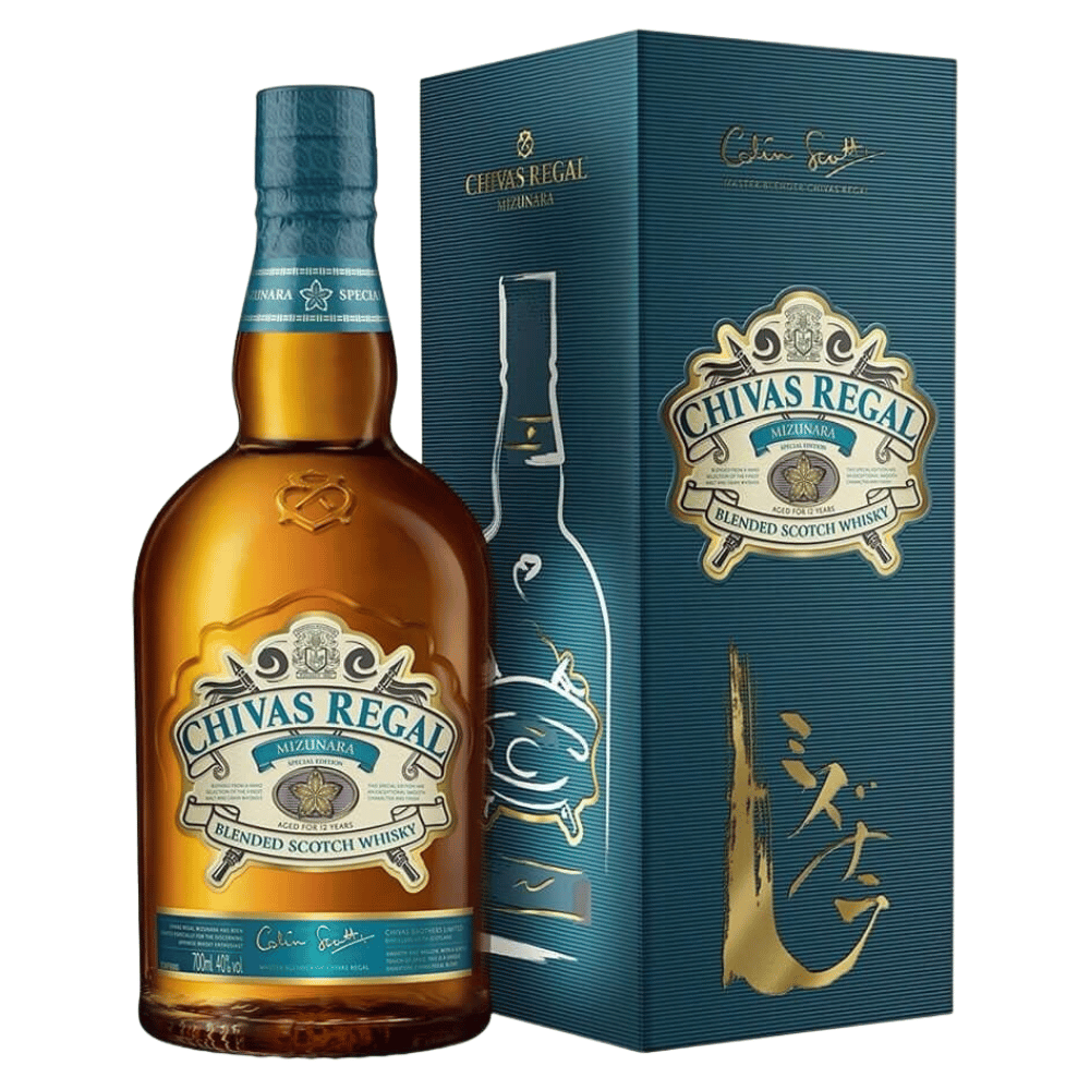 RƯỢU CHIVAS 12 NĂM MIZUNARA - Nhật Bản (700ml/ 40%)
