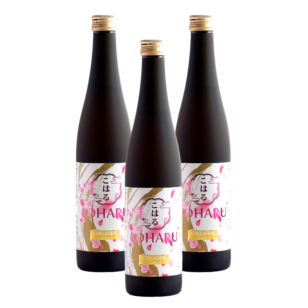 Combo 3 Chai Nước Uống Đẹp Da Collagen 82X Koharu Collagen 500ml