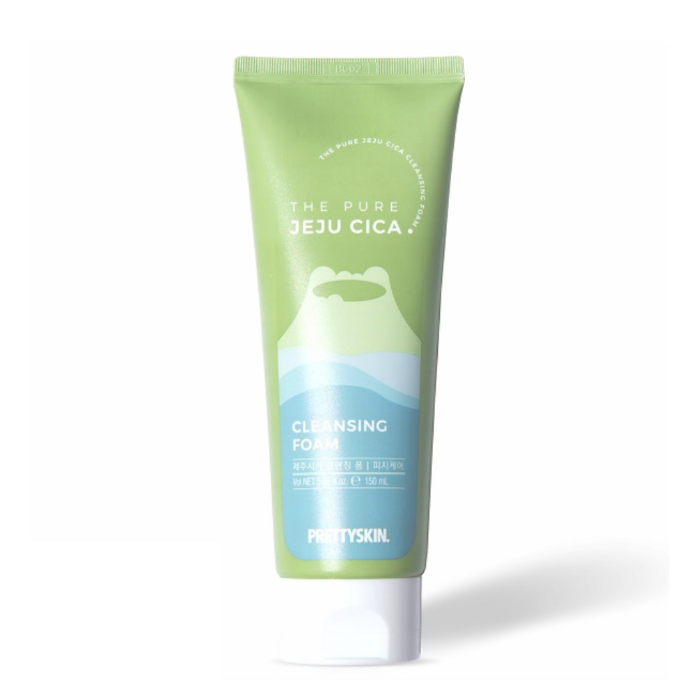 [Chính Hãng] Sữa Rửa Mặt Rau Má CLEANSING FOAM PRETTY SKIN Hàn Quốc Dưỡng Trắng, Giảm Mụn Ngừa Thâm 150ml