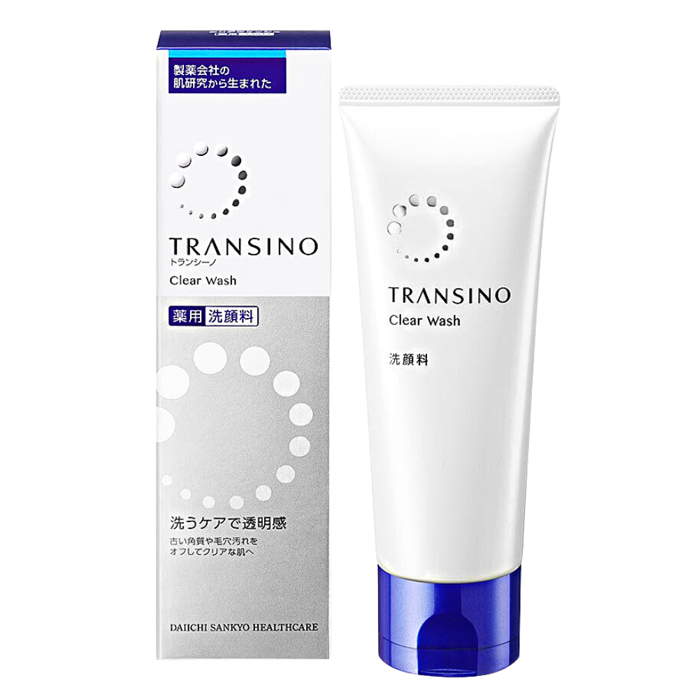 Sữa Rửa Mặt Trắng Da, Hỗ Trợ Mờ Nám Transino Clear Wash 100g