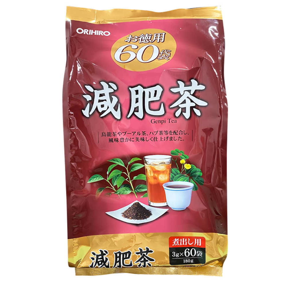Trà Giảm Mỡ Bụng Orihiro Genpi Nhật Bản 60 Gói