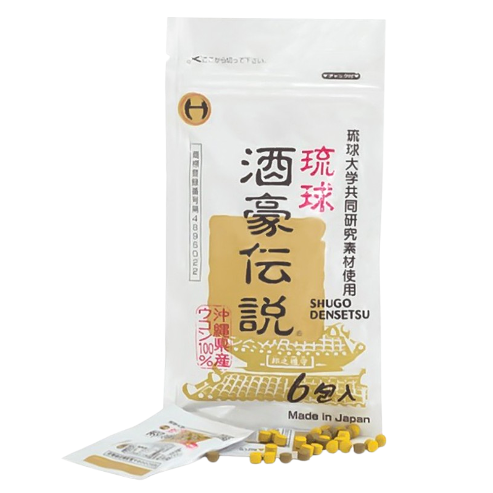 Viên Uống Giải Rượu Shugo Densetsu Nhật Bản 6 Gói