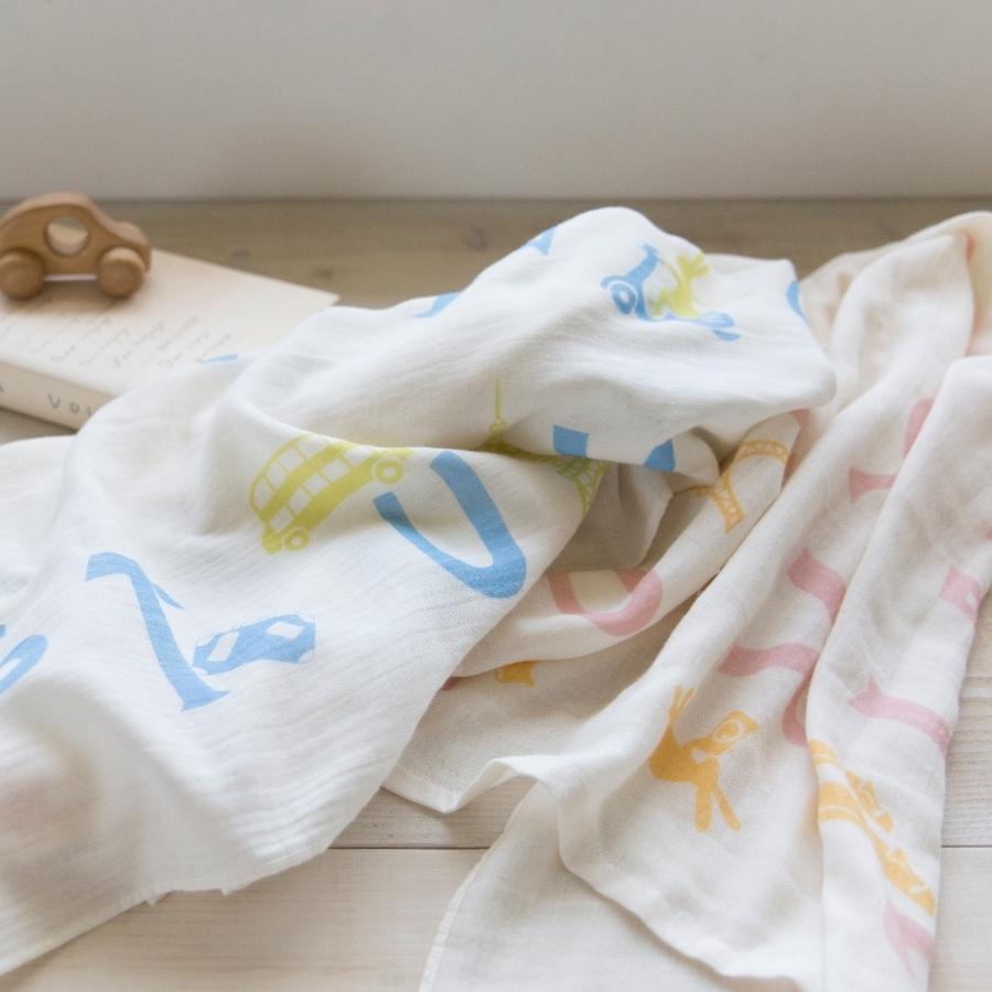 khăn quấn đi du lịch cho bé Orunet - Imabari Towel - Chất liệu 100% cotton - OGWL3004, OGWL2004, OGWL1004