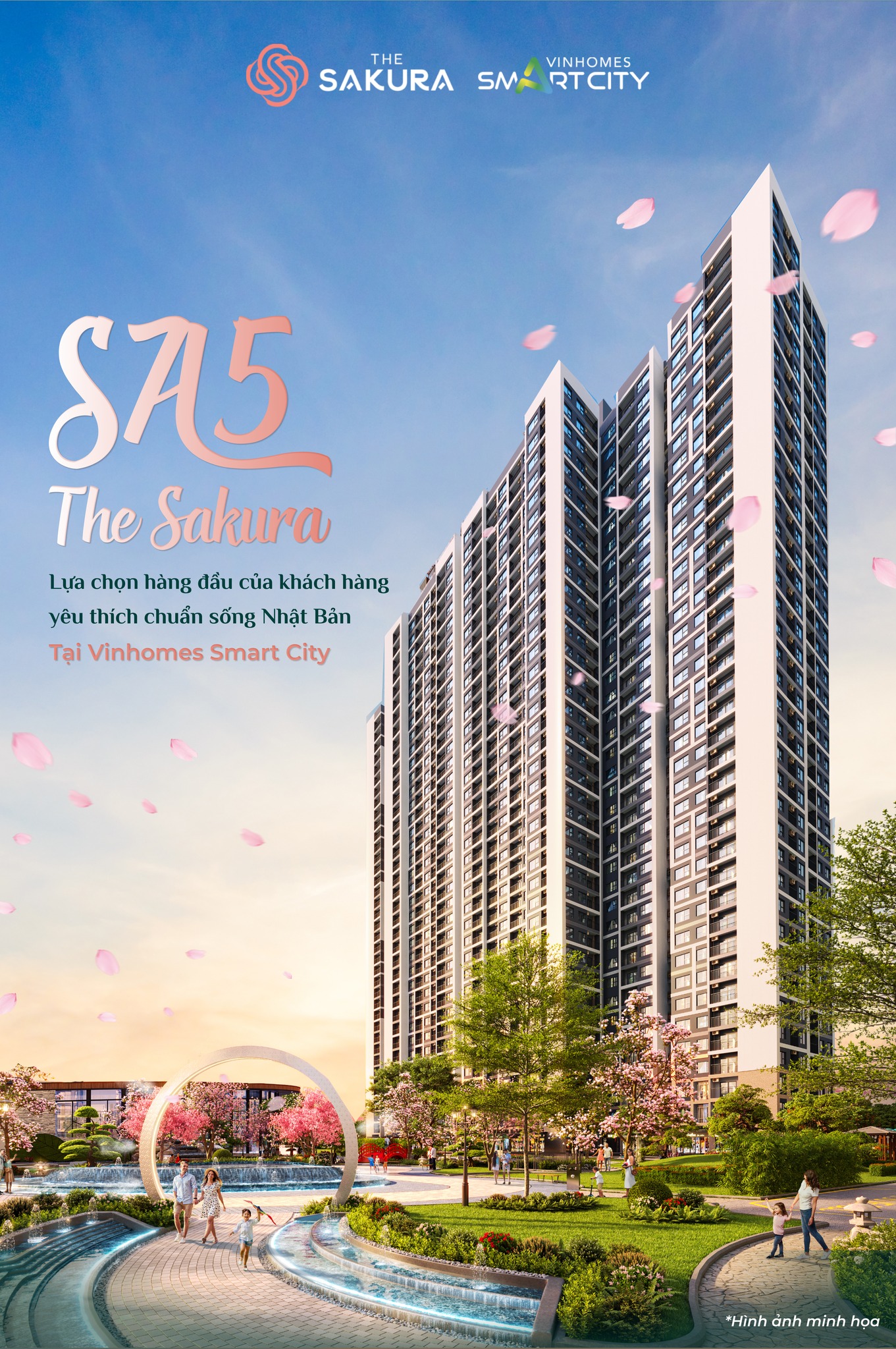 SA5 - THE SAKURA - LỰA CHỌN HÀNG ĐẦU CỦA KHÁCH HÀNG YÊU THÍCH CHUẨN SỐNG NHẬT BẢN TẠI VINHOMES SMART CITY