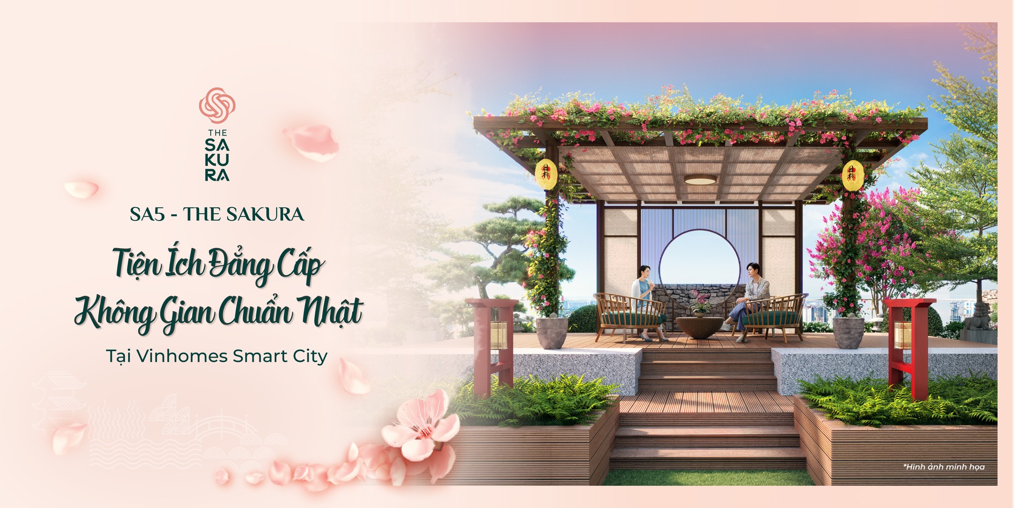 HƯỞNG TRỌN HỆ TIỆN ÍCH ĐẲNG CẤP VÀ KHÔNG GIAN SỐNG CHUẨN NHẬT TẠI SA5 - THE SAKURA