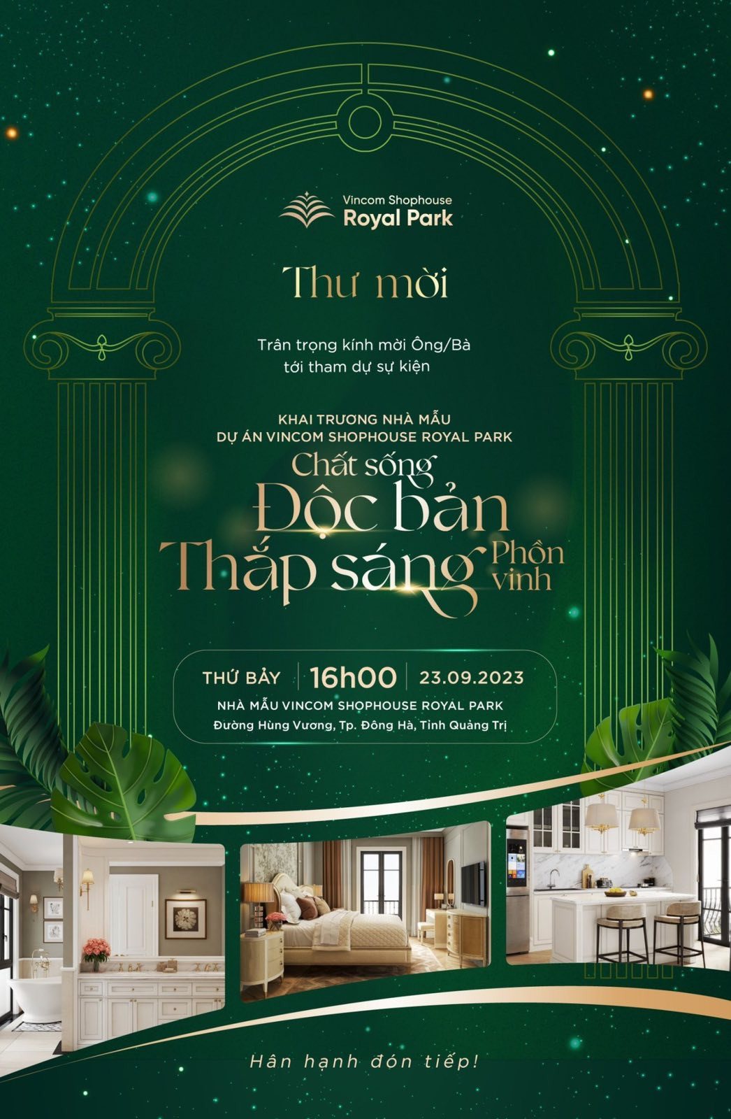 KHAI TRƯƠNG NHÀ MẪU DỰ ÁN VINCOM SHOPHOUSE ROYAL PARK