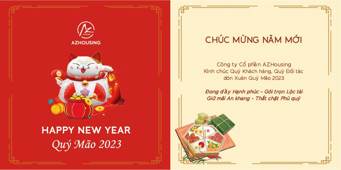 AZHOUSING - CHÚC MỪNG NĂM MỚI XUÂN QUÝ MÃO 2023