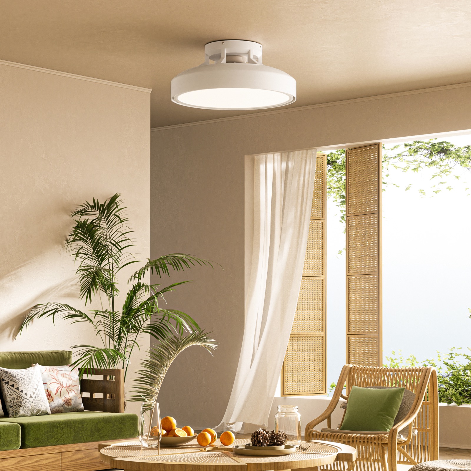 [HOT] ĐÈN LED QUẠT TRẦN KHÔNG CÁNH THÔNG MINH YEELIGHT TURBO - động cơ DC Inverter êm ái tiết kiệm điện