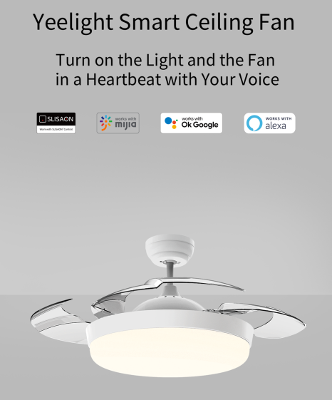 Đèn quạt vô hình C2101C1060 - Vỏ trắng(sản phẩm mới ra mắt 10/2021)