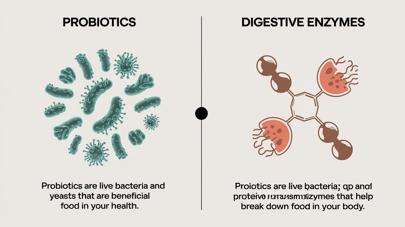 SỰ KHÁC BIỆT GIỮA MEN VI SINH VÀ MEN TIÊU HOÁ